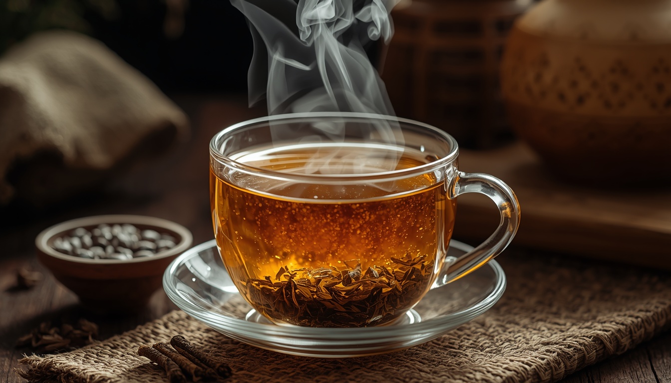 Beautrinsespine steaming cup of herbal tea